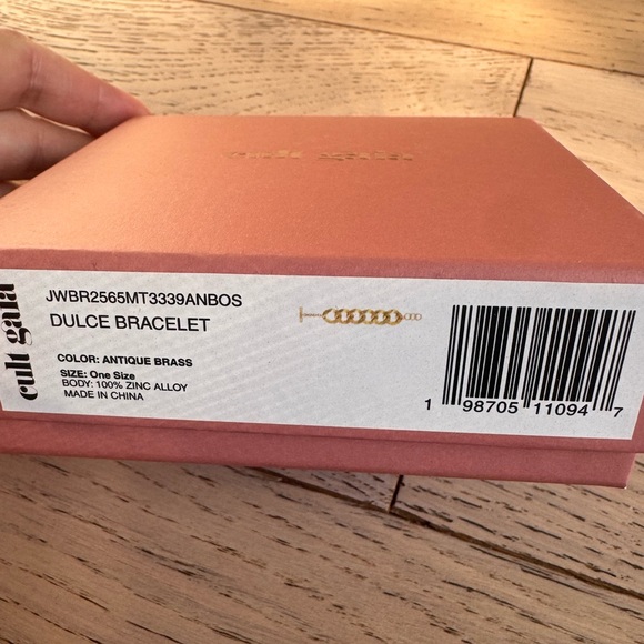 NEW CULT GAIA DULCE BRACELET ANTIQUE BRASS $268 - Picture 7 of 7